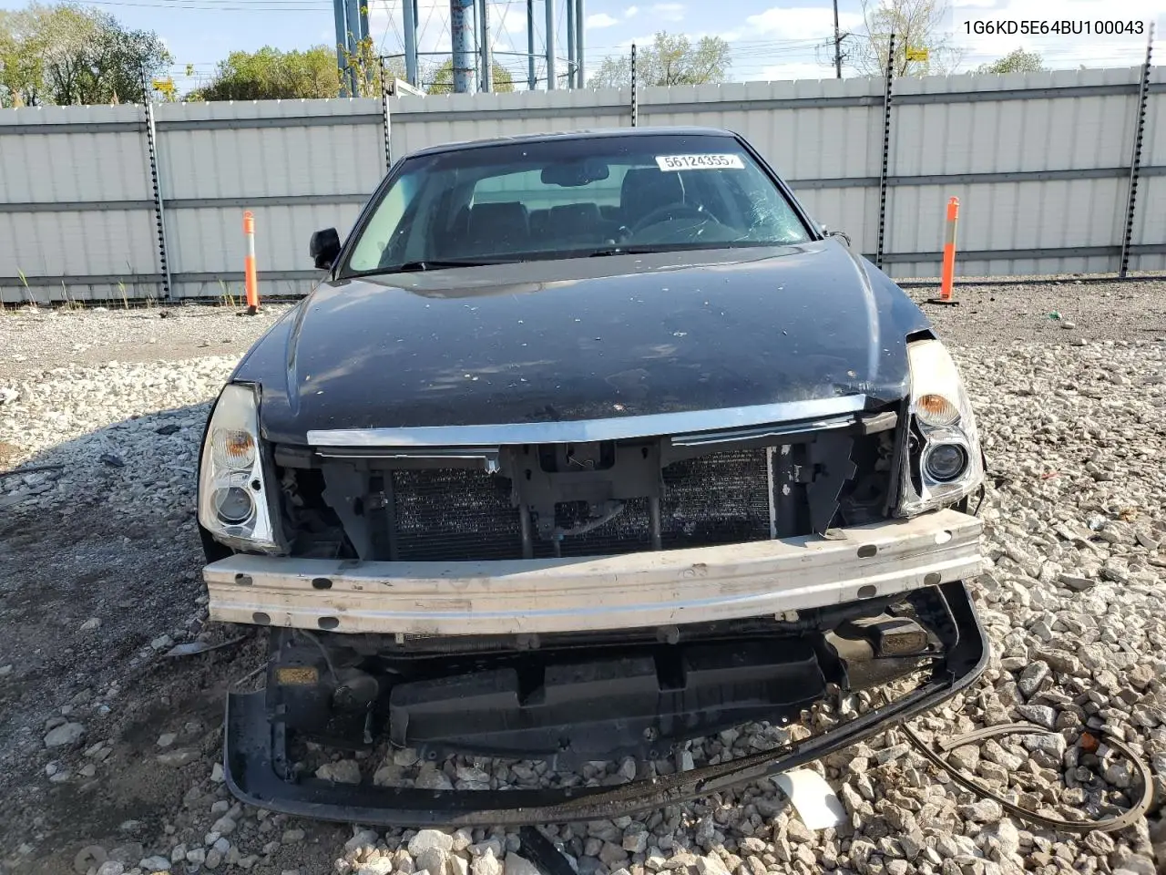 2011 Cadillac Dts Luxury Collection VIN: 1G6KD5E64BU100043 Lot: 56124355
