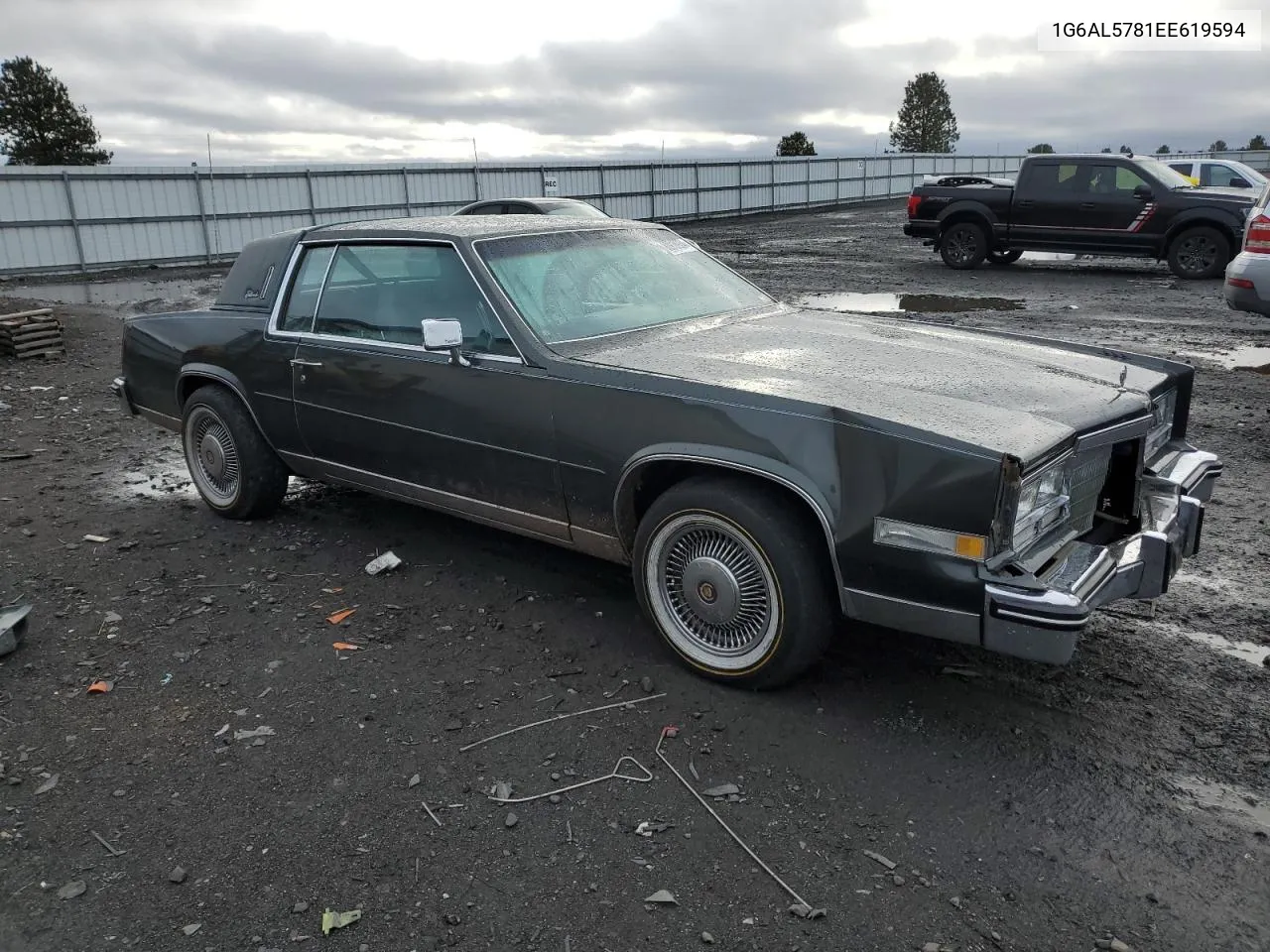 1984 Cadillac Eldorado VIN: 1G6AL5781EE619594 Lot: 80918934