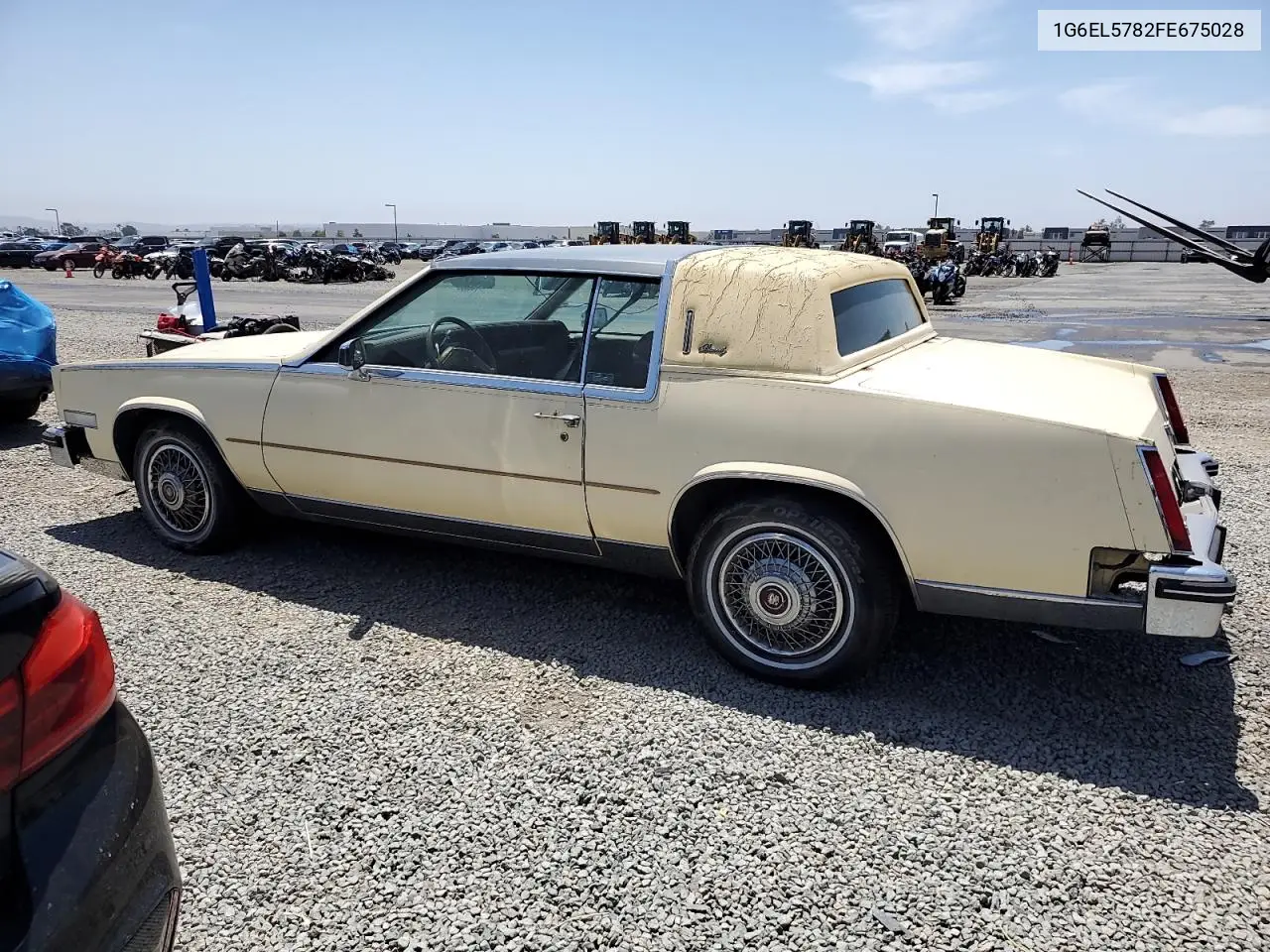 1985 Cadillac Eldorado VIN: 1G6EL5782FE675028 Lot: 57709655
