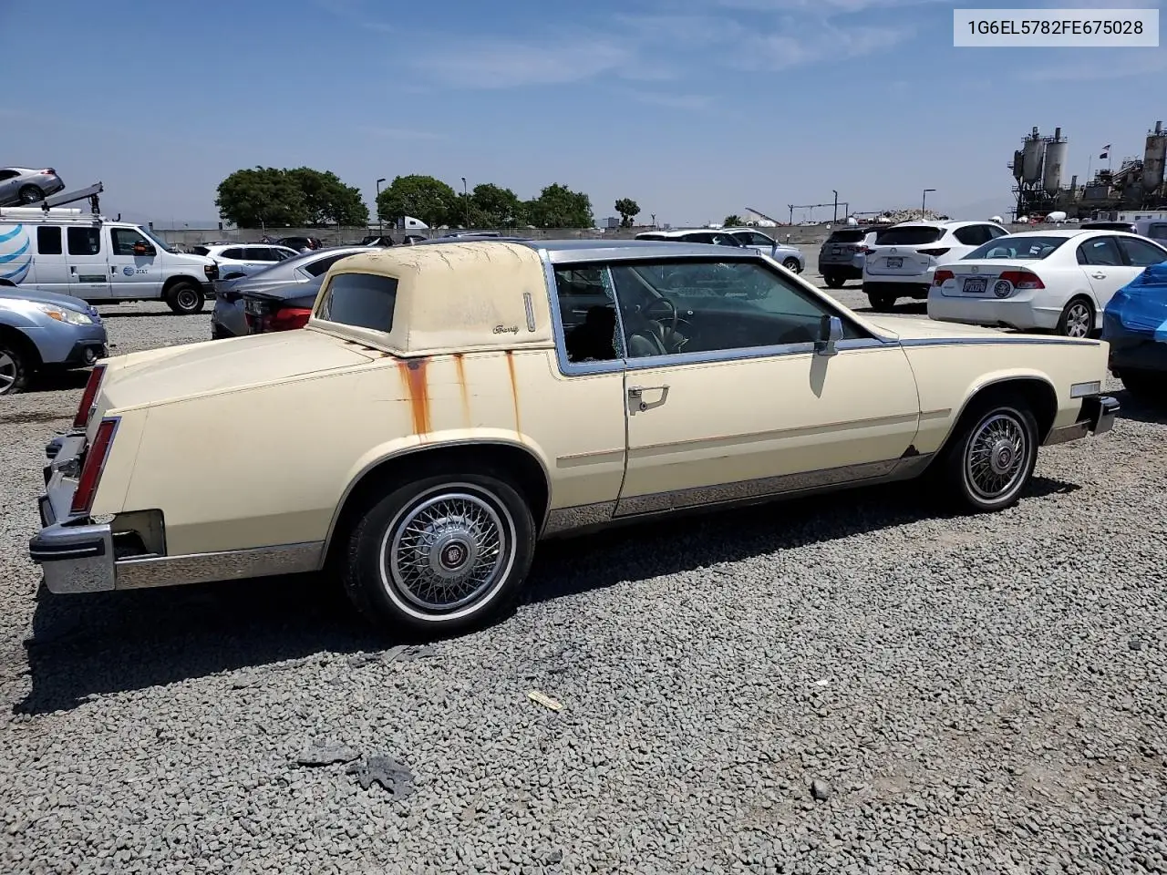 1985 Cadillac Eldorado VIN: 1G6EL5782FE675028 Lot: 57709655