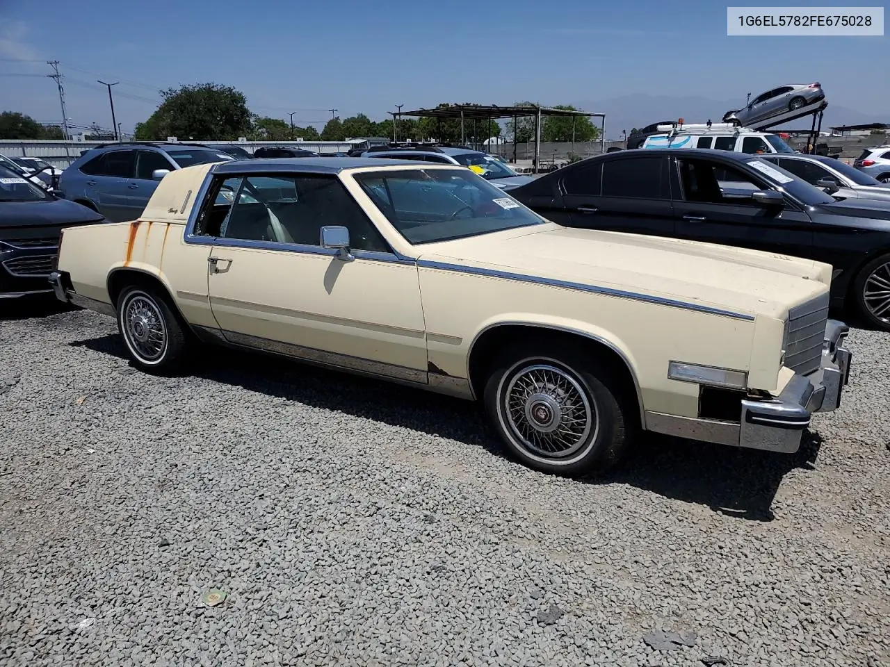 1985 Cadillac Eldorado VIN: 1G6EL5782FE675028 Lot: 57709655