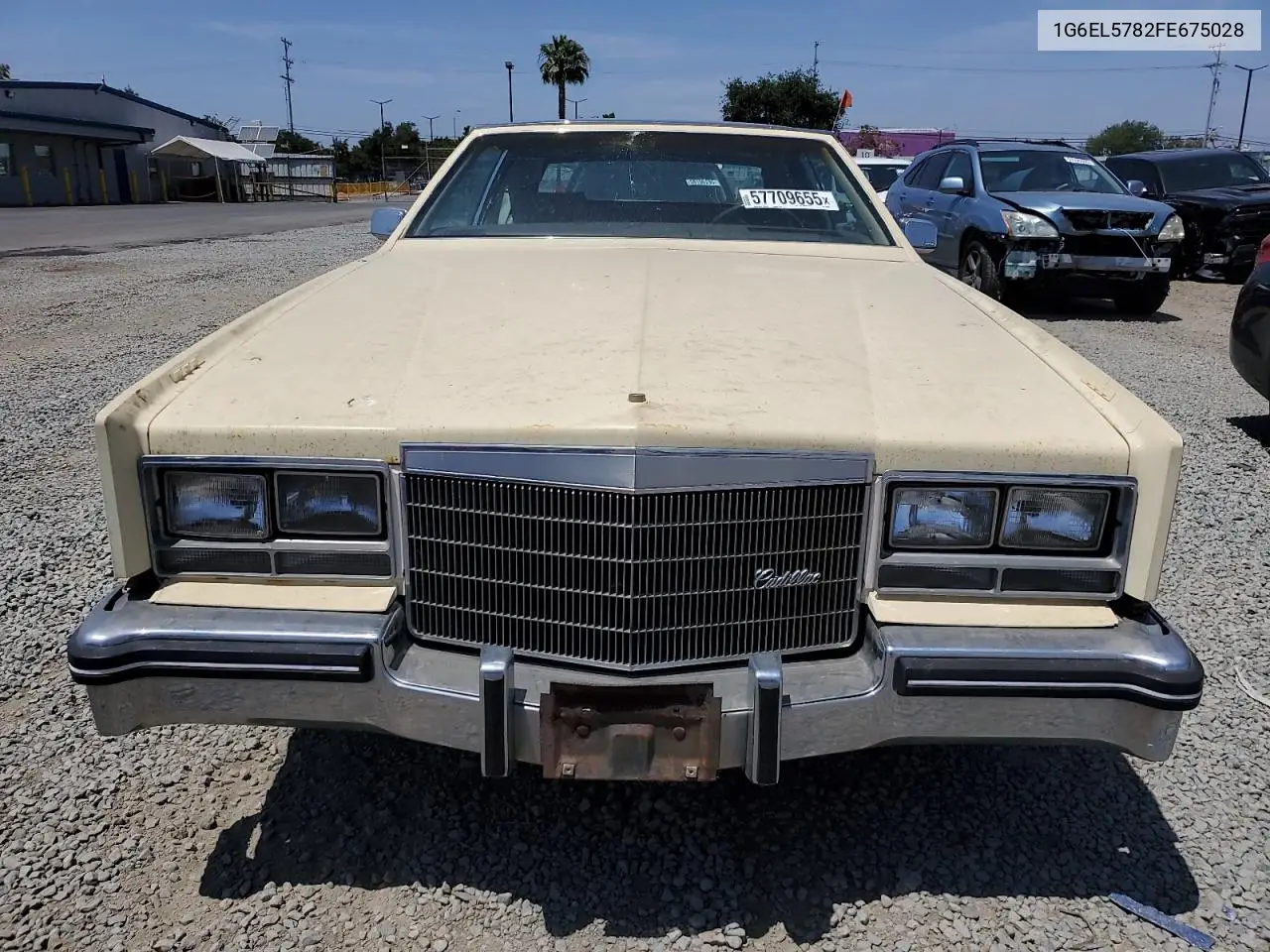 1985 Cadillac Eldorado VIN: 1G6EL5782FE675028 Lot: 57709655