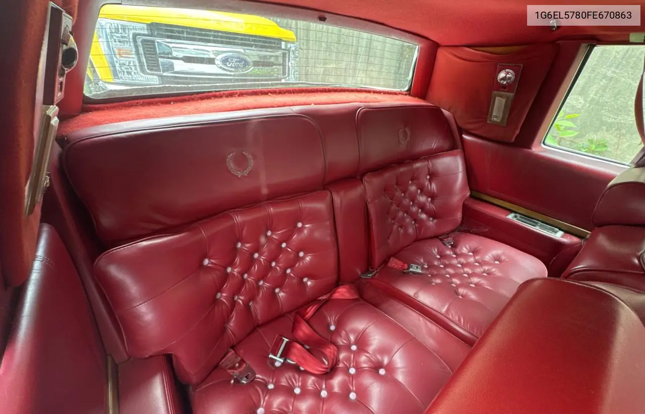 1985 Cadillac Eldorado VIN: 1G6EL5780FE670863 Lot: 64764135