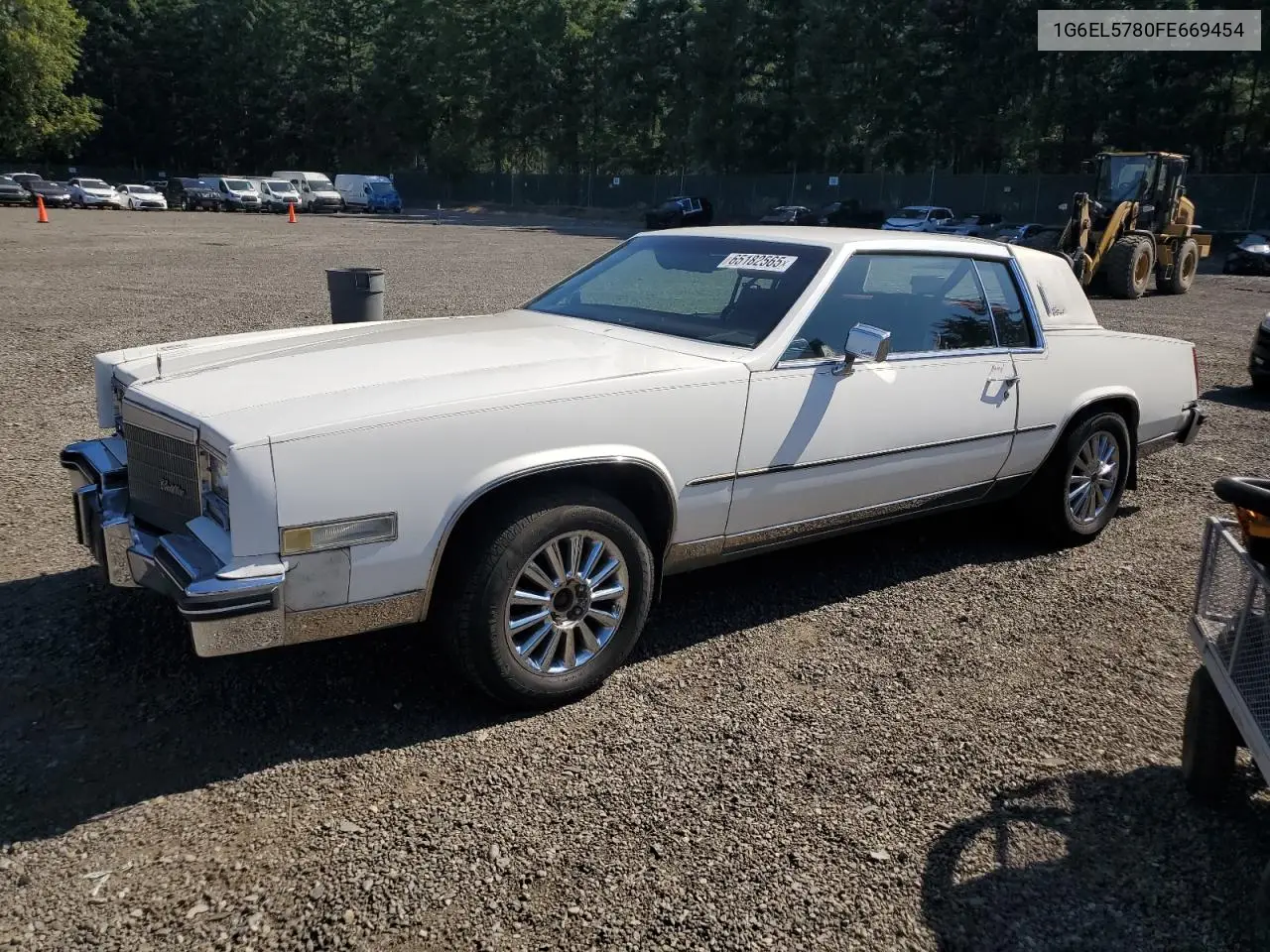 1985 Cadillac Eldorado VIN: 1G6EL5780FE669454 Lot: 65182565