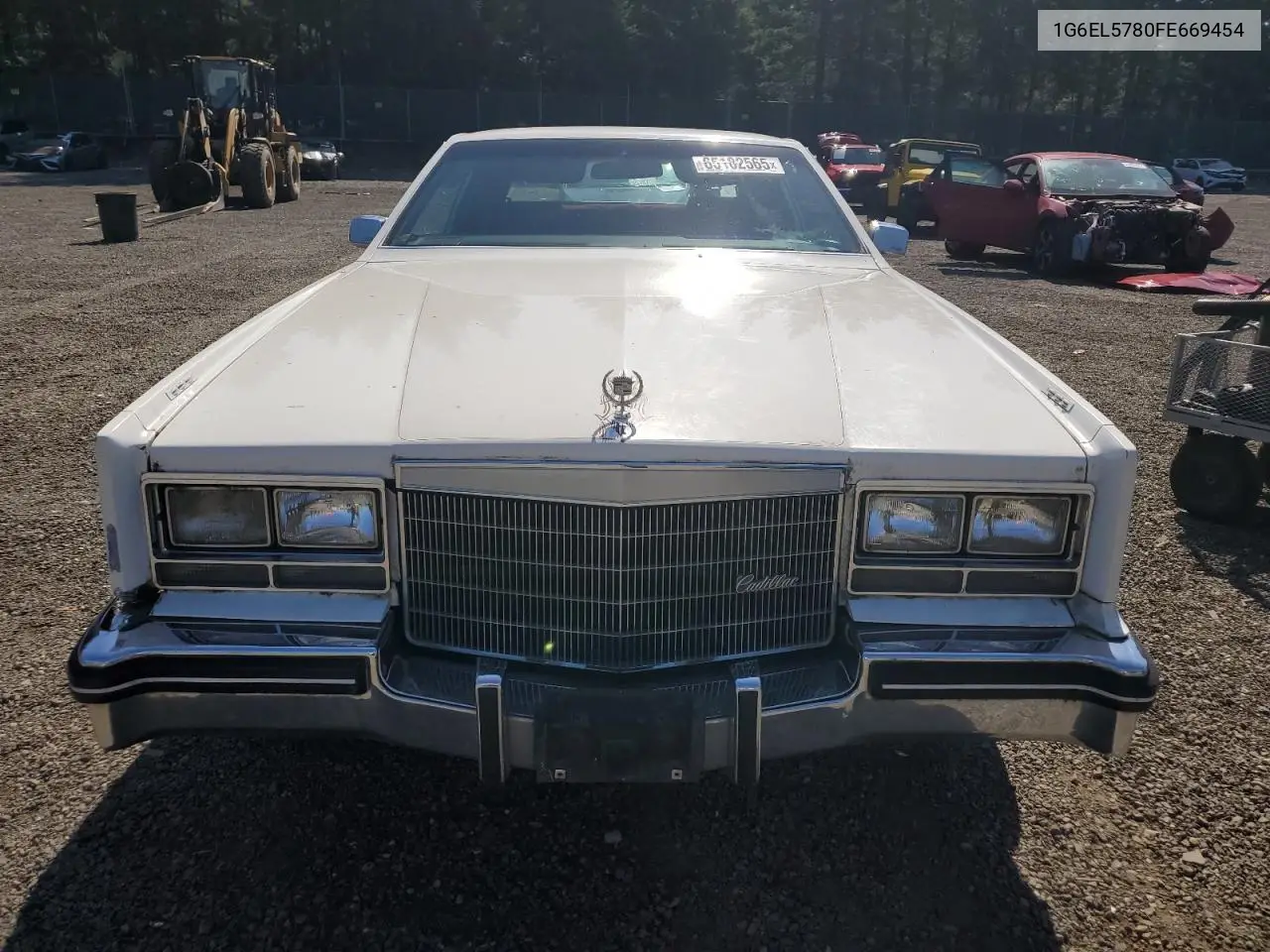 1985 Cadillac Eldorado VIN: 1G6EL5780FE669454 Lot: 65182565