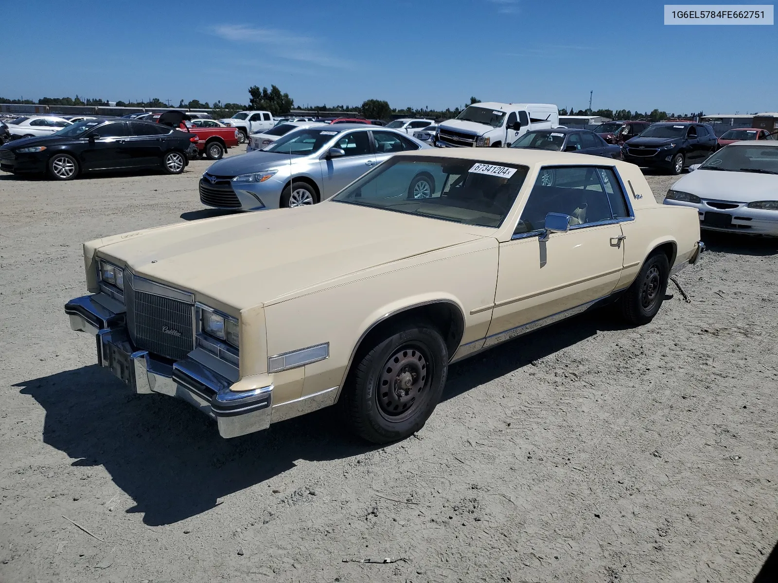 1985 Cadillac Eldorado VIN: 1G6EL5784FE662751 Lot: 67341204