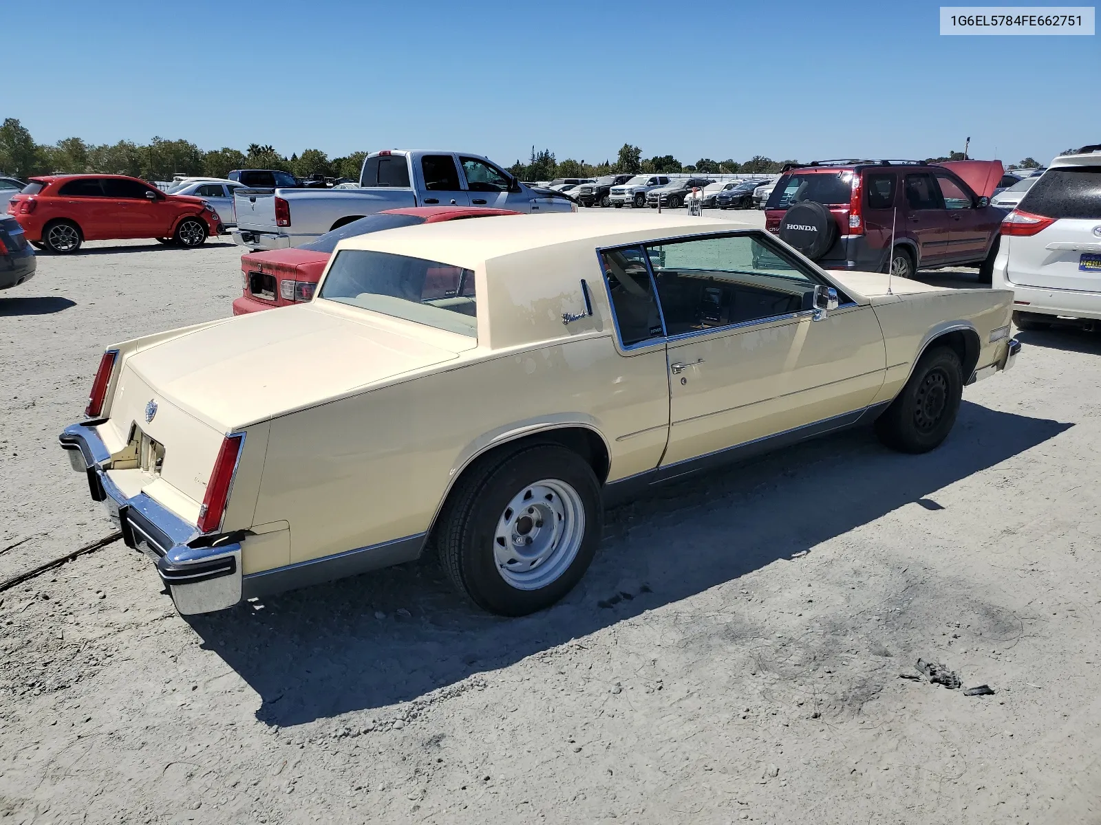1985 Cadillac Eldorado VIN: 1G6EL5784FE662751 Lot: 67341204