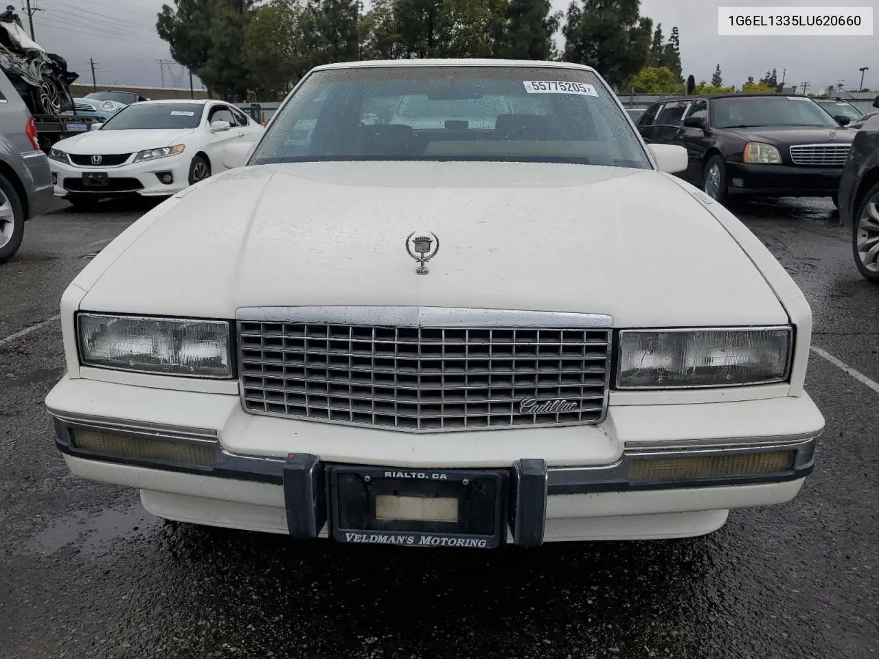 1990 Cadillac Eldorado VIN: 1G6EL1335LU620660 Lot: 55775205