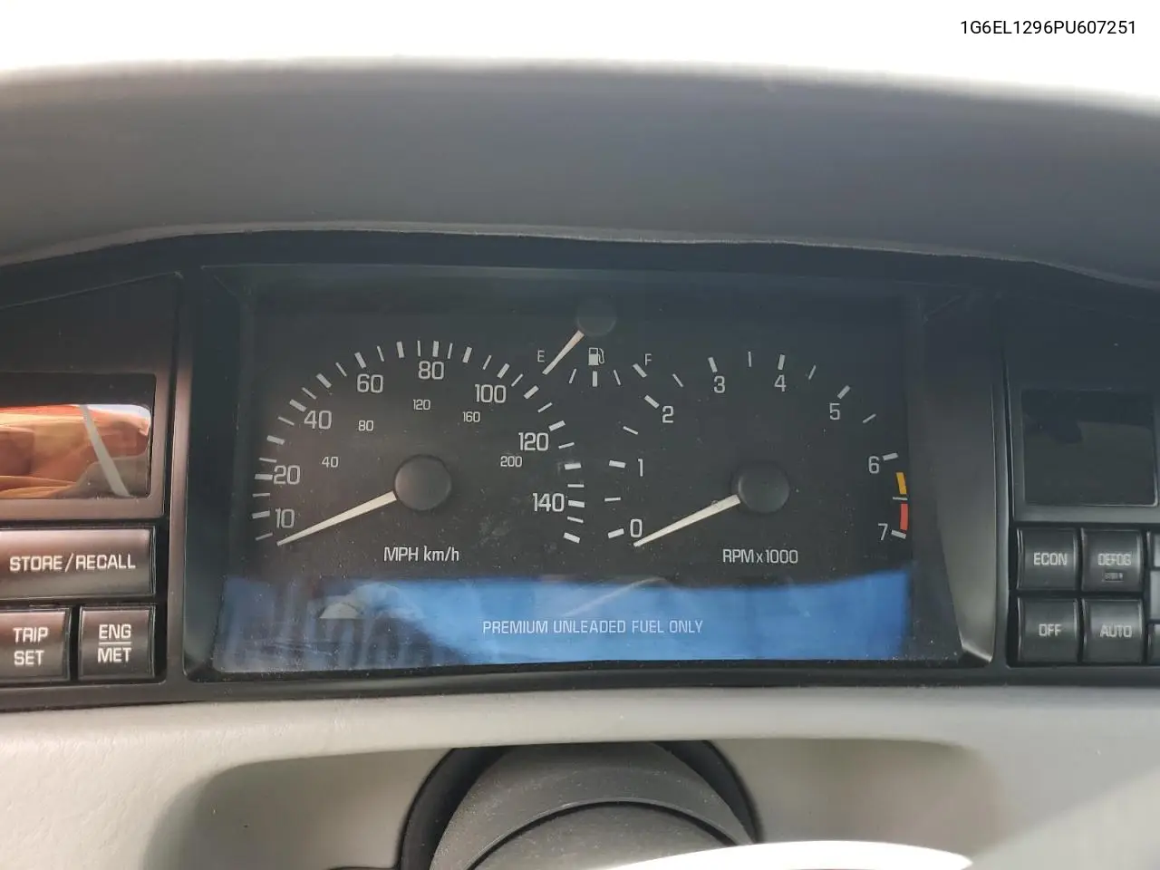 1993 Cadillac Eldorado Touring VIN: 1G6EL1296PU607251 Lot: 62562925
