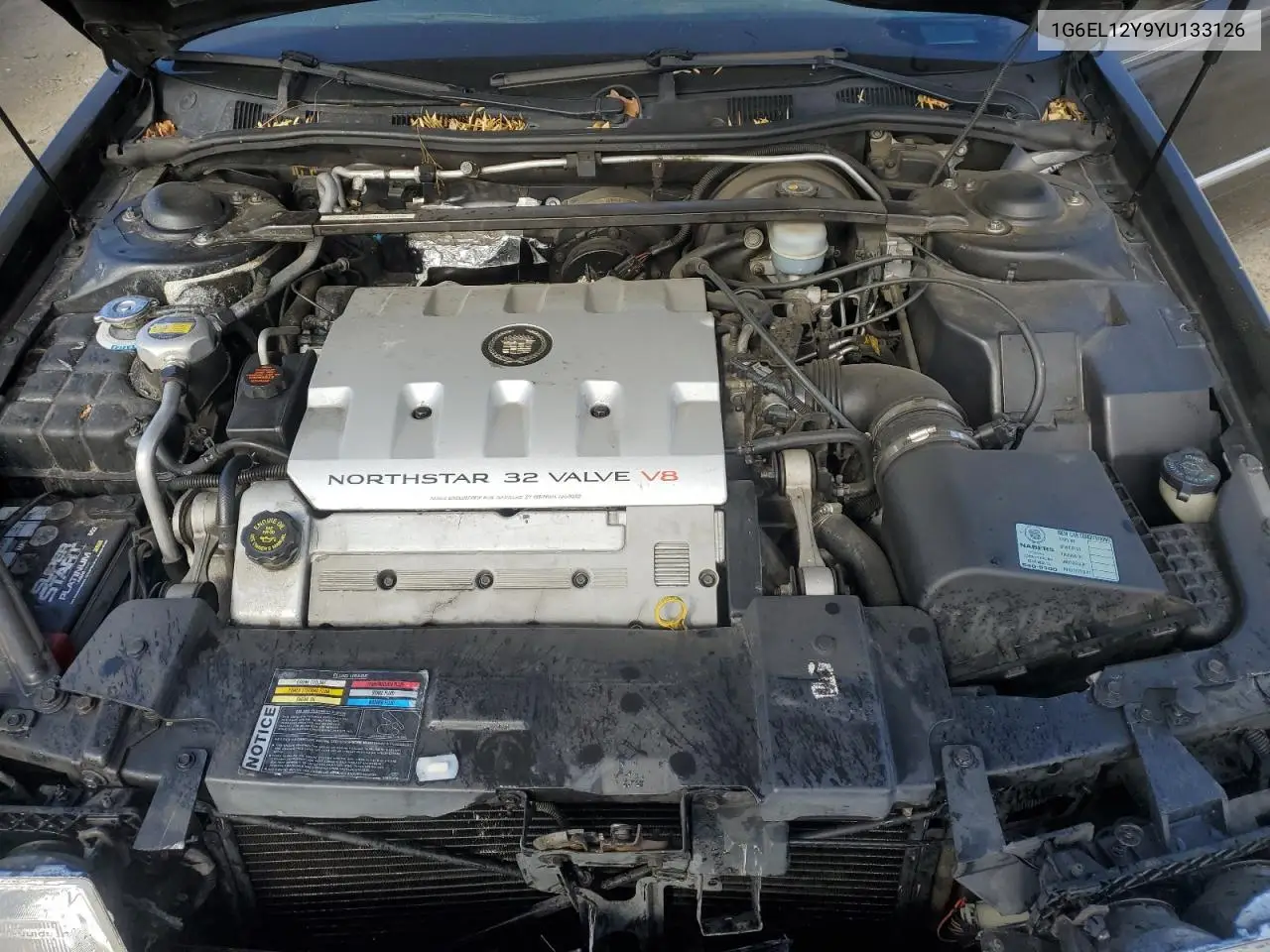 2000 Cadillac Eldorado Esc VIN: 1G6EL12Y9YU133126 Lot: 65643595