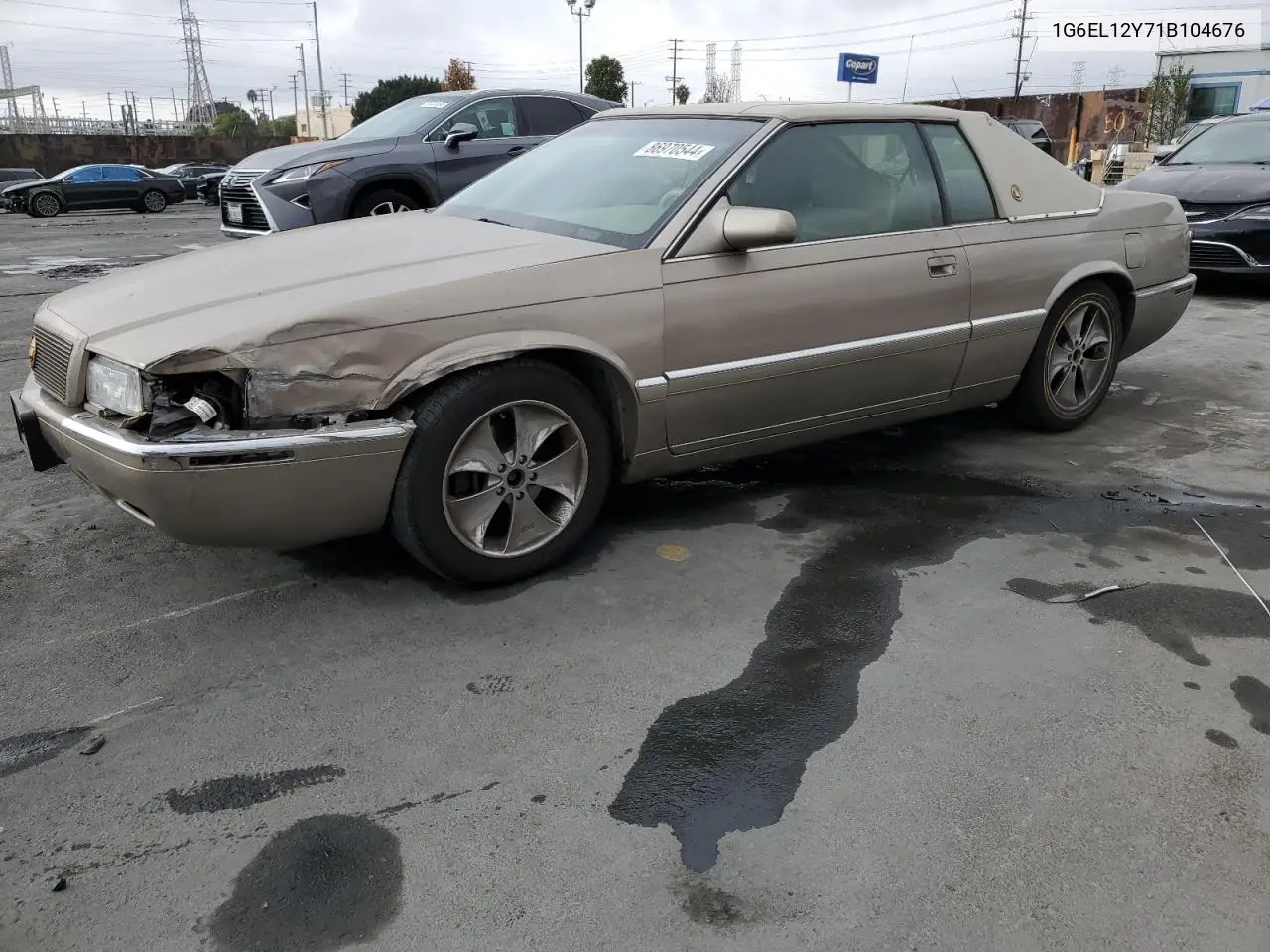 2001 Cadillac Eldorado Esc VIN: 1G6EL12Y71B104676 Lot: 56989095