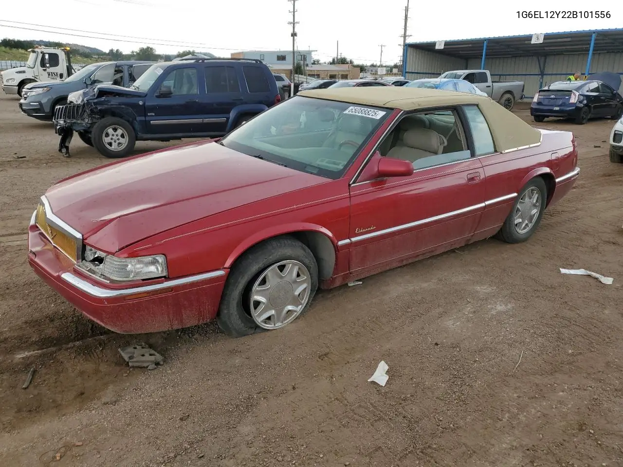 2002 Cadillac Eldorado Esc VIN: 1G6EL12Y22B101556 Lot: 65088825