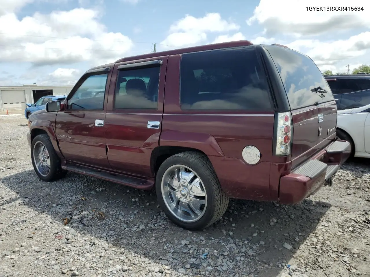 1999 Cadillac Escalade VIN: 1GYEK13RXXR415634 Lot: 58041395