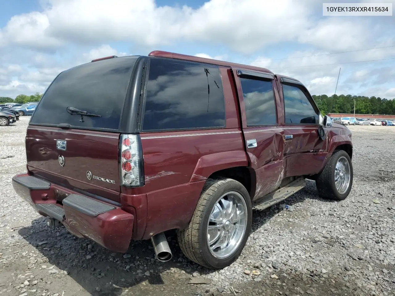 1999 Cadillac Escalade VIN: 1GYEK13RXXR415634 Lot: 58041395