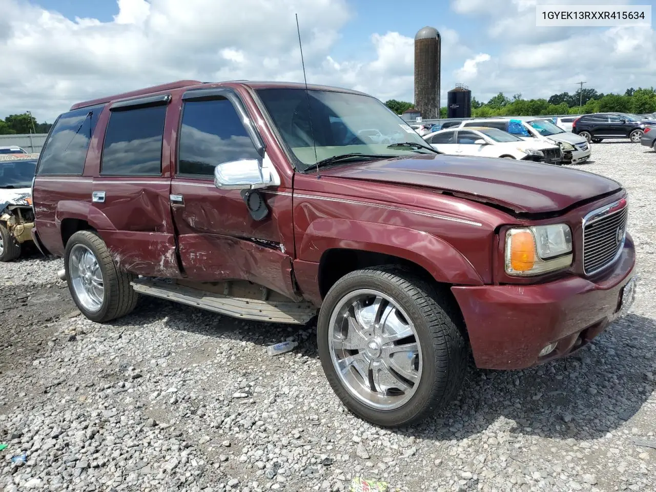 1999 Cadillac Escalade VIN: 1GYEK13RXXR415634 Lot: 58041395