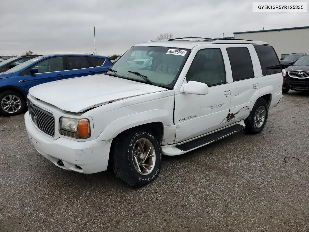 2000 Cadillac Escalade VIN: 1GYEK13R5YR125335 Lot: 80665744