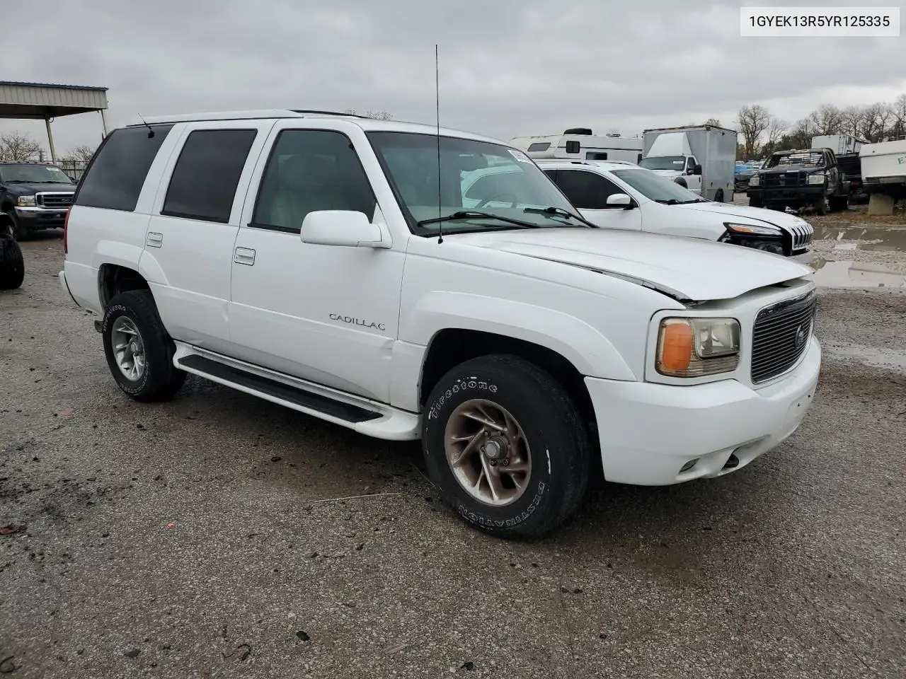 2000 Cadillac Escalade VIN: 1GYEK13R5YR125335 Lot: 80665744