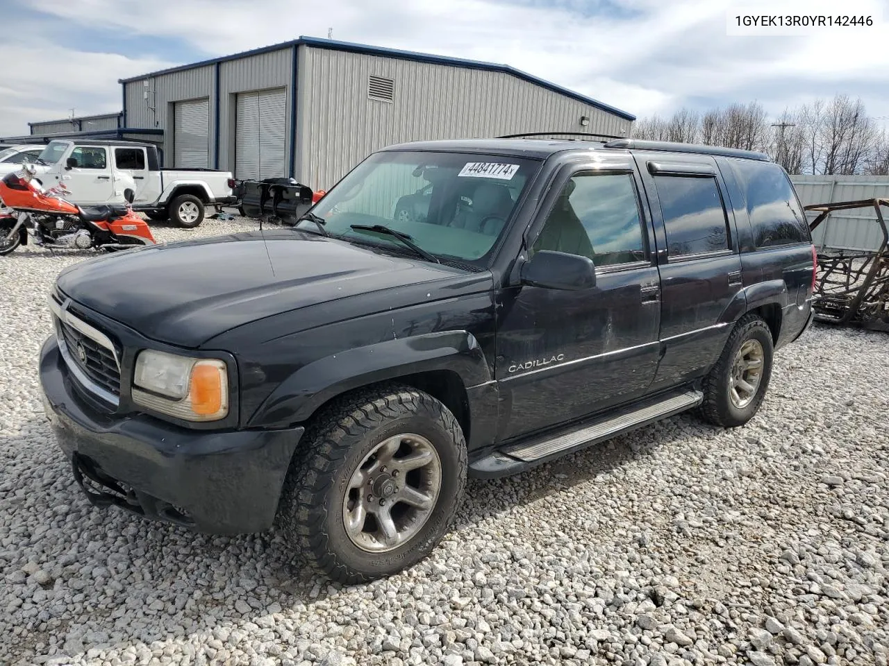 2000 Cadillac Escalade VIN: 1GYEK13R0YR142446 Lot: 86089094