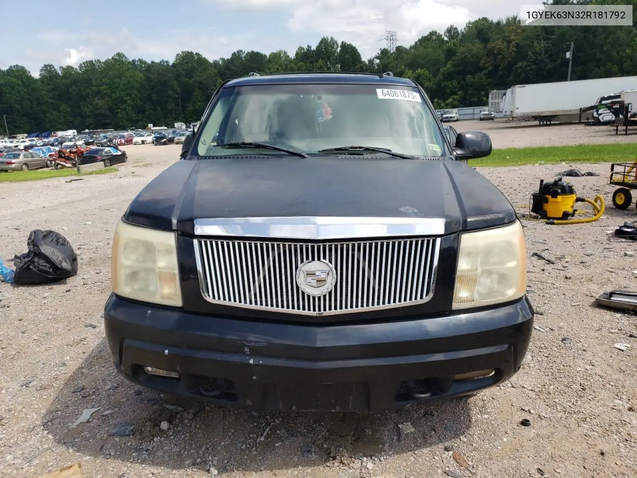 2002 Cadillac Escalade Luxury VIN: 1GYEK63N32R181792 Lot: 64061875