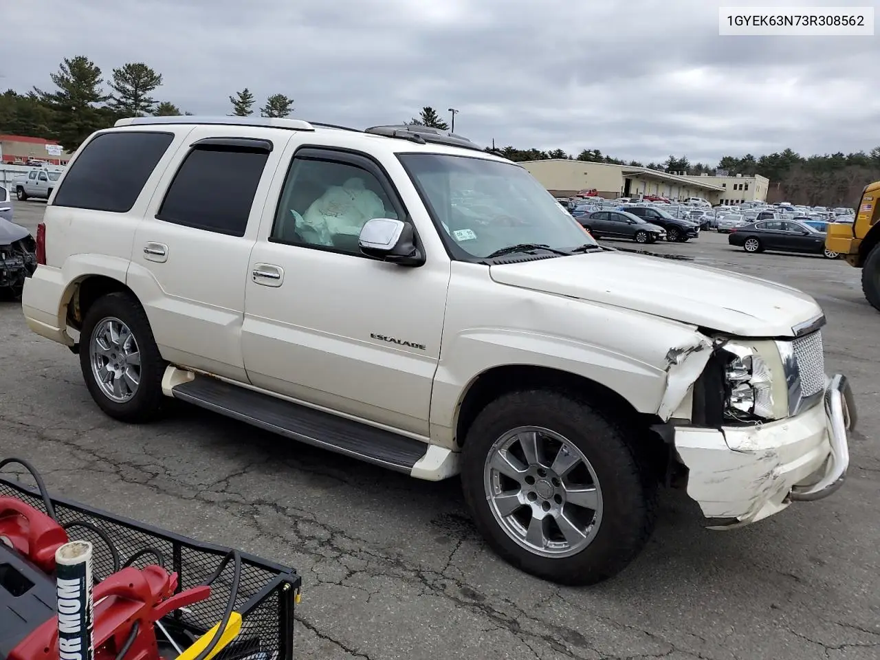 2003 Cadillac Escalade Luxury VIN: 1GYEK63N73R308562 Lot: 50138885