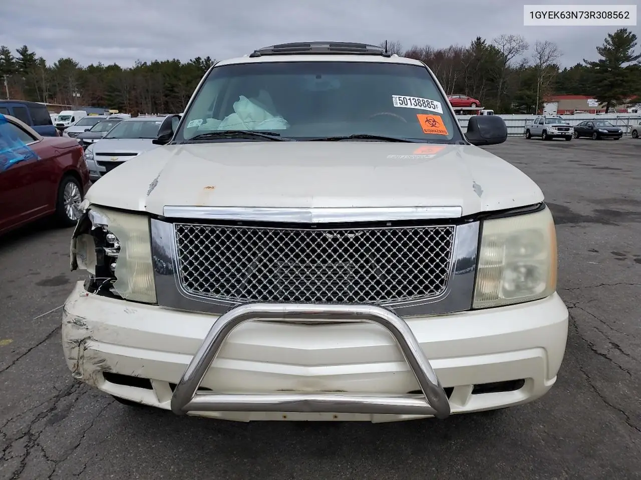 2003 Cadillac Escalade Luxury VIN: 1GYEK63N73R308562 Lot: 50138885