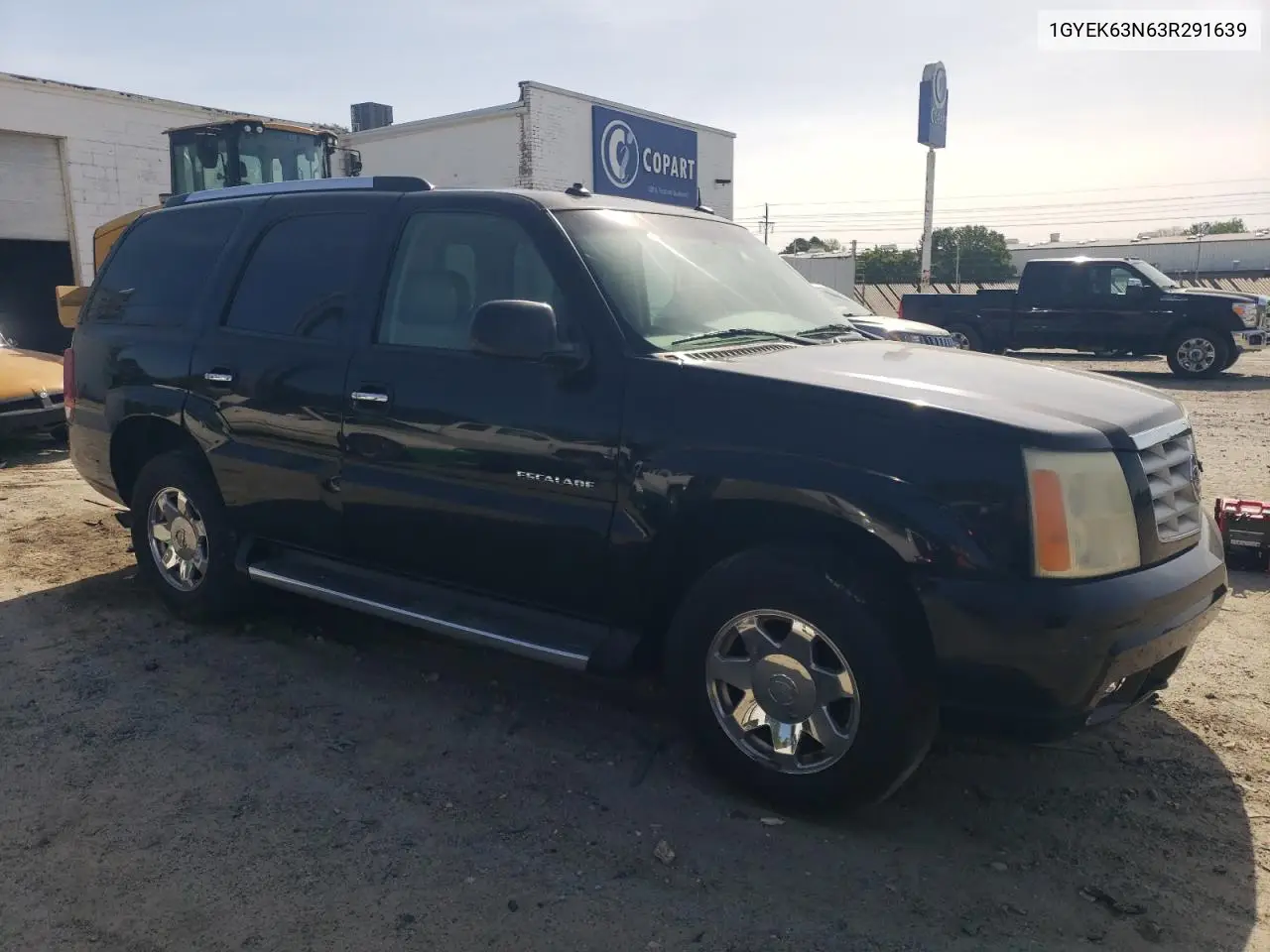 2003 Cadillac Escalade Luxury VIN: 1GYEK63N63R291639 Lot: 53699495