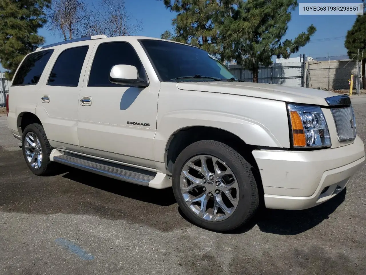 2003 Cadillac Escalade Luxury VIN: 1GYEC63T93R293851 Lot: 53900155
