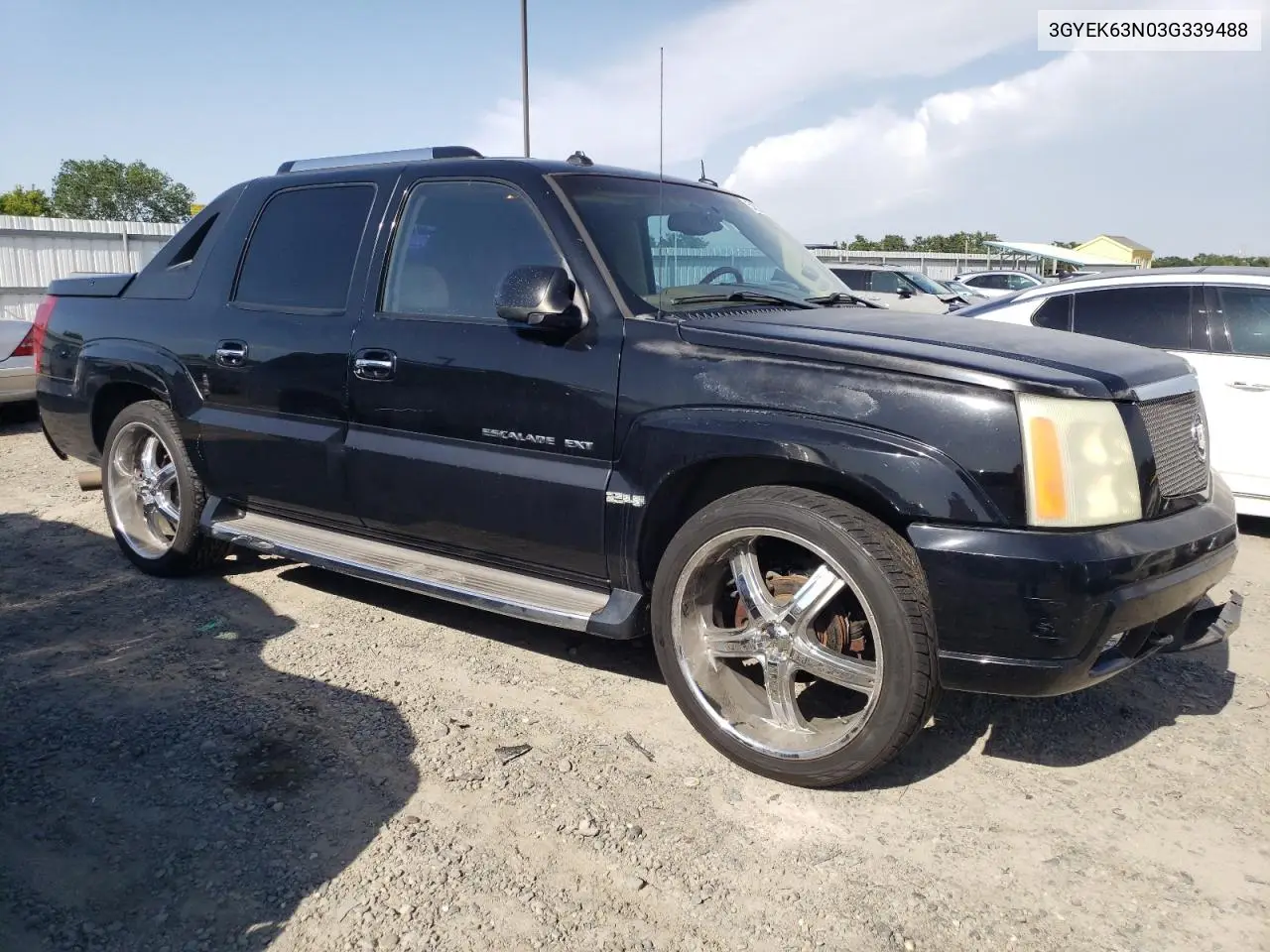 2003 Cadillac Escalade Ext VIN: 3GYEK63N03G339488 Lot: 54622395