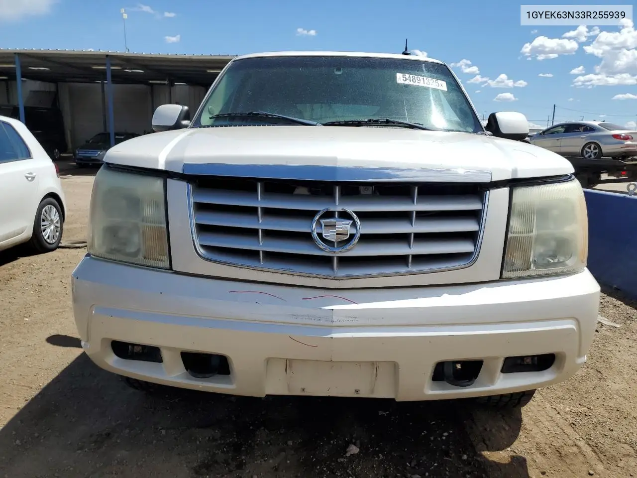 2003 Cadillac Escalade Luxury VIN: 1GYEK63N33R255939 Lot: 54891325