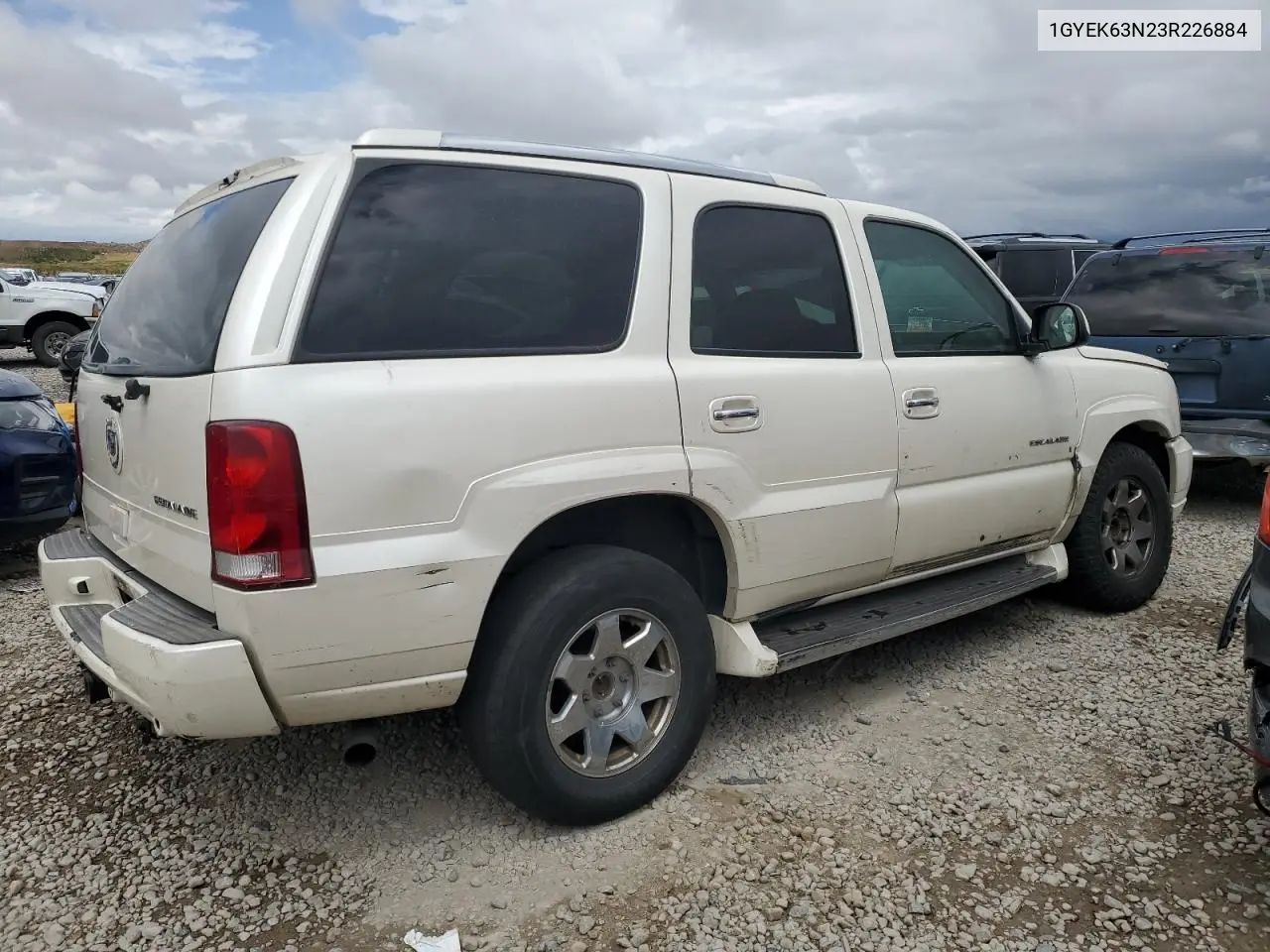 2003 Cadillac Escalade Luxury VIN: 1GYEK63N23R226884 Lot: 54985895