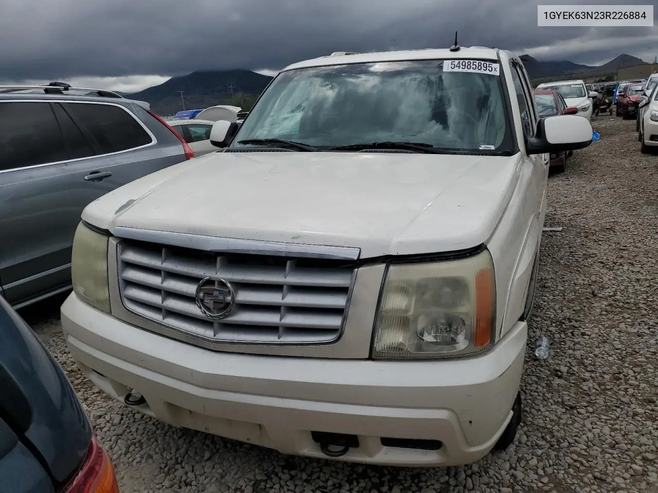 2003 Cadillac Escalade Luxury VIN: 1GYEK63N23R226884 Lot: 54985895