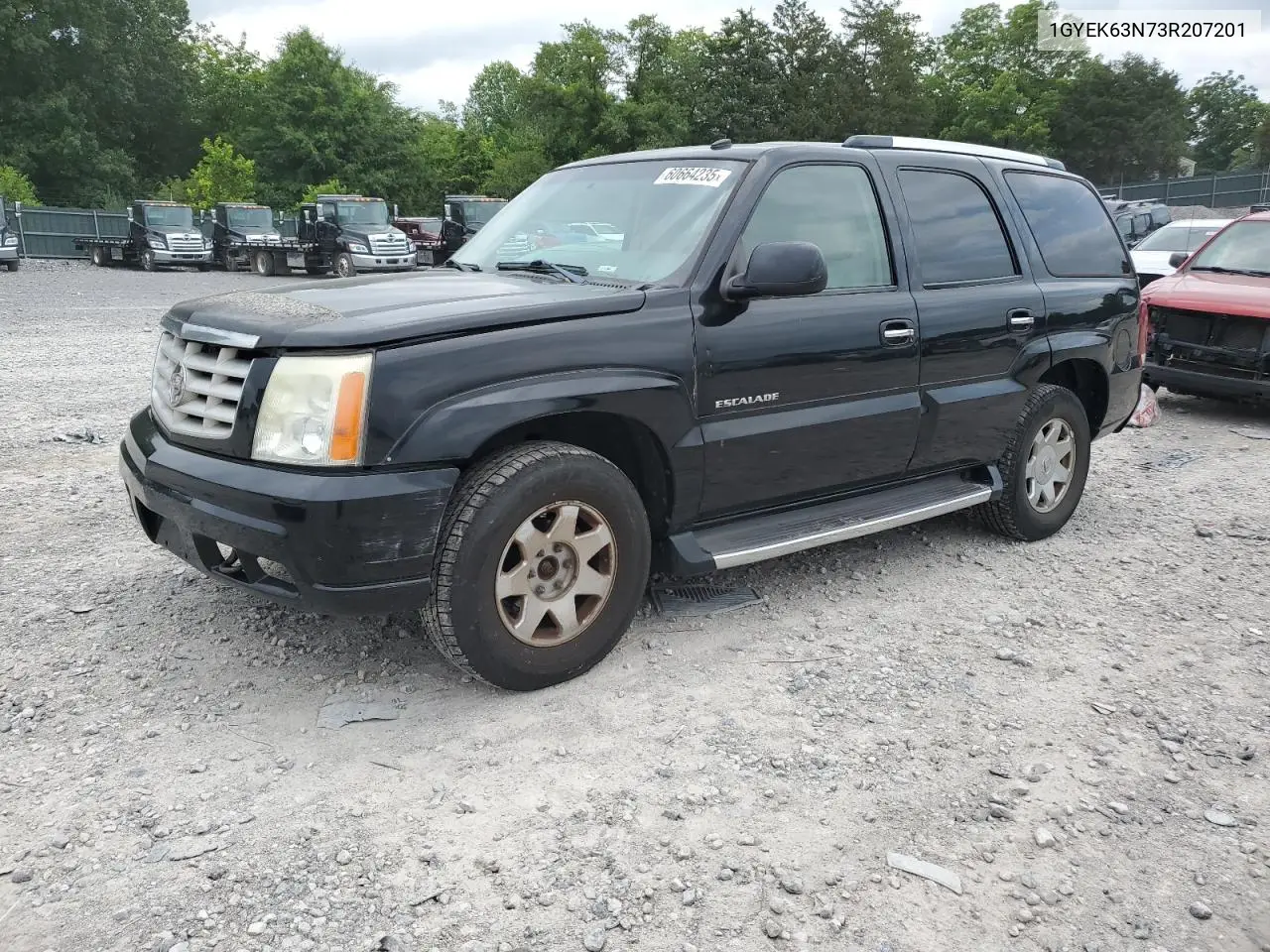 2003 Cadillac Escalade Luxury VIN: 1GYEK63N73R207201 Lot: 60664235