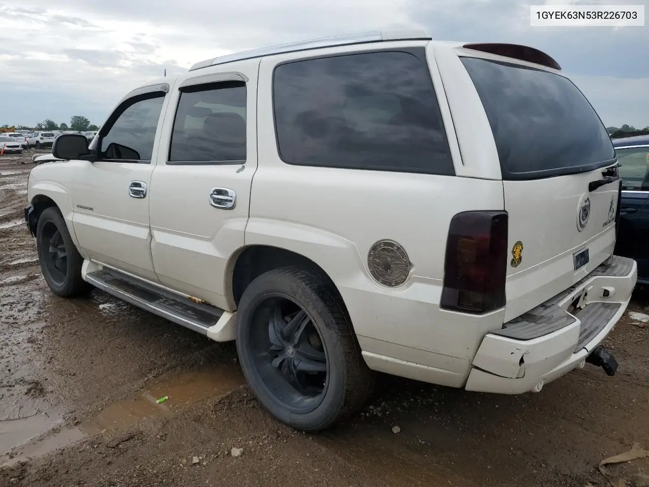 2003 Cadillac Escalade Luxury VIN: 1GYEK63N53R226703 Lot: 61432195
