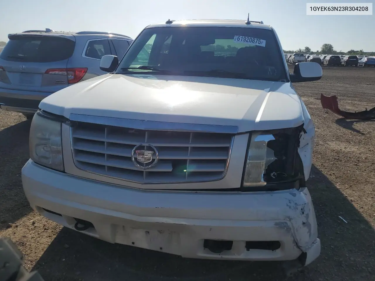 2003 Cadillac Escalade Luxury VIN: 1GYEK63N23R304208 Lot: 61920875