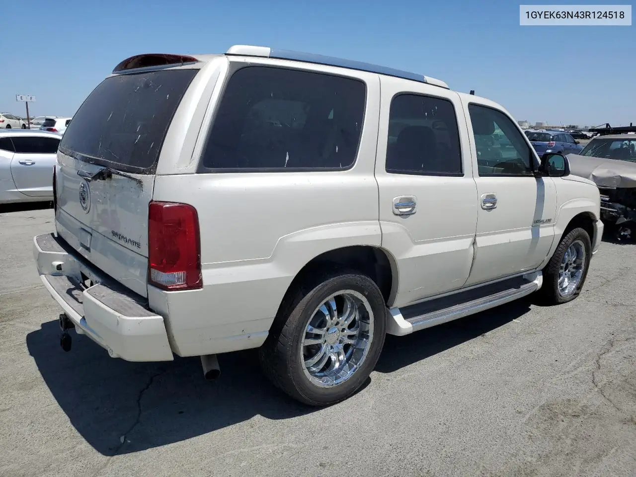 2003 Cadillac Escalade Luxury VIN: 1GYEK63N43R124518 Lot: 62415245