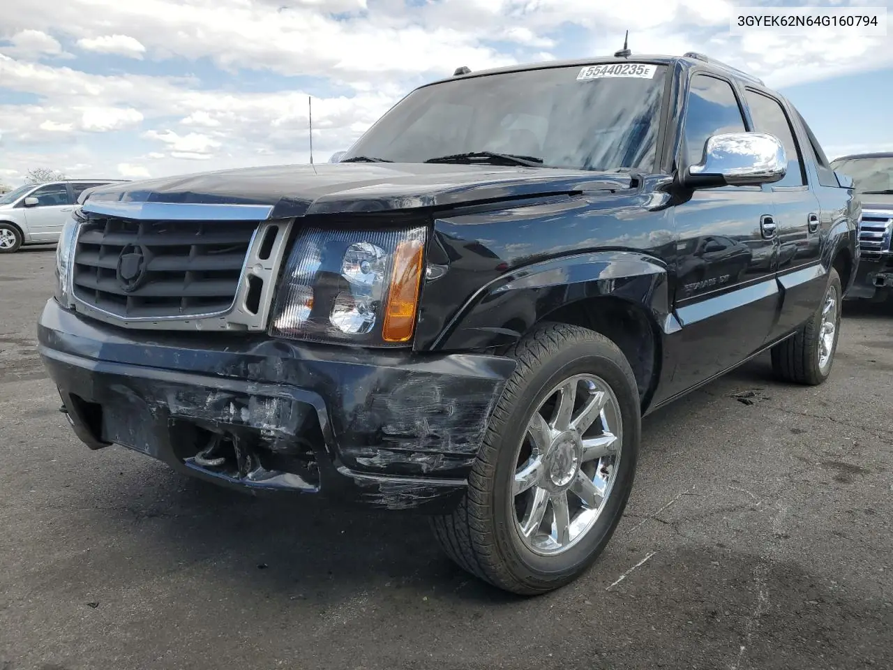 2004 Cadillac Escalade Ext VIN: 3GYEK62N64G160794 Lot: 55440235