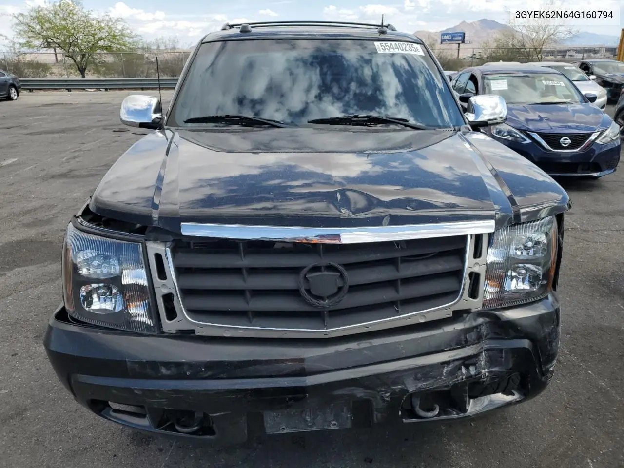 2004 Cadillac Escalade Ext VIN: 3GYEK62N64G160794 Lot: 55440235