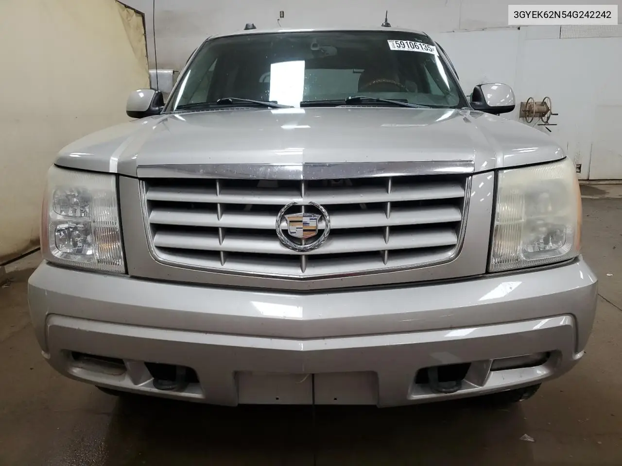 2004 Cadillac Escalade Ext VIN: 3GYEK62N54G242242 Lot: 59106135