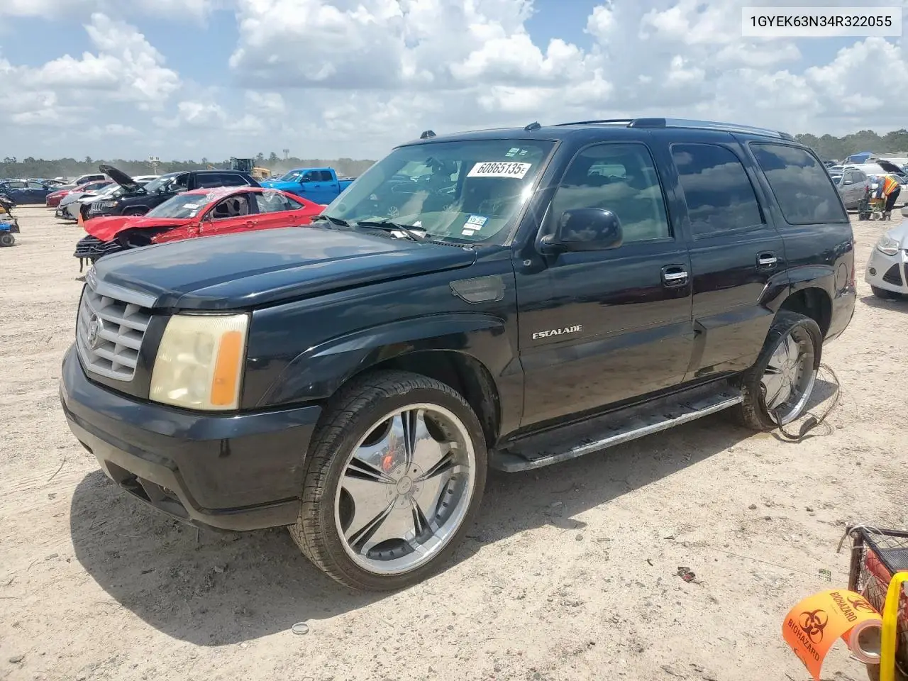 2004 Cadillac Escalade Luxury VIN: 1GYEK63N34R322055 Lot: 60865135