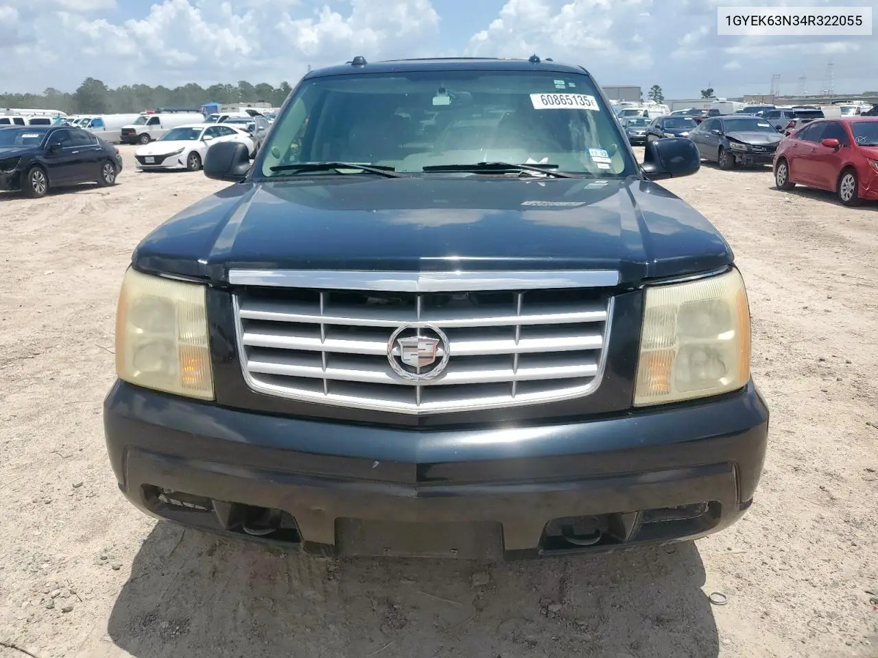 2004 Cadillac Escalade Luxury VIN: 1GYEK63N34R322055 Lot: 60865135