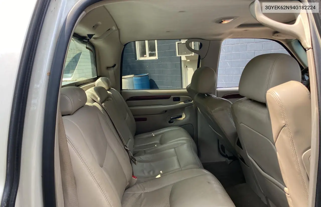 2004 Cadillac Escalade Ext VIN: 3GYEK62N94G182224 Lot: 60896725