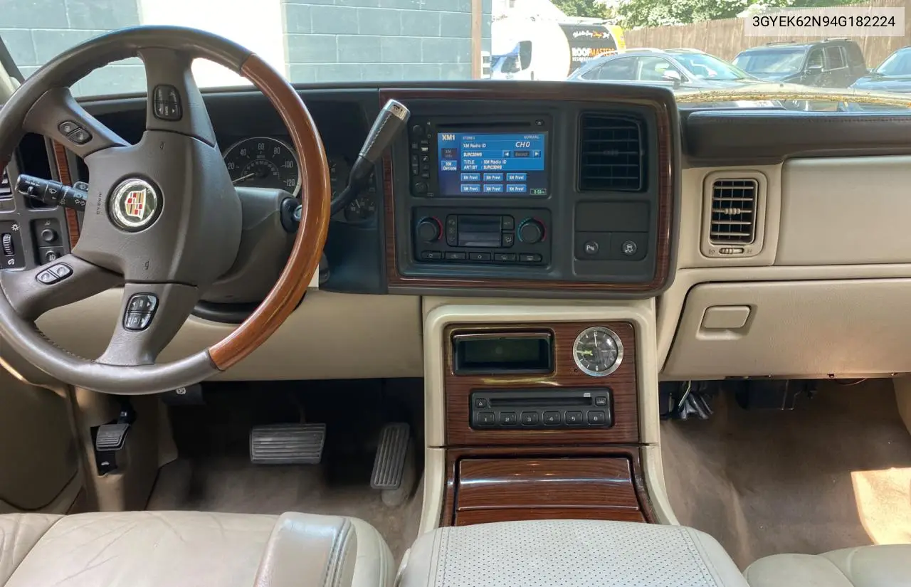 2004 Cadillac Escalade Ext VIN: 3GYEK62N94G182224 Lot: 60896725