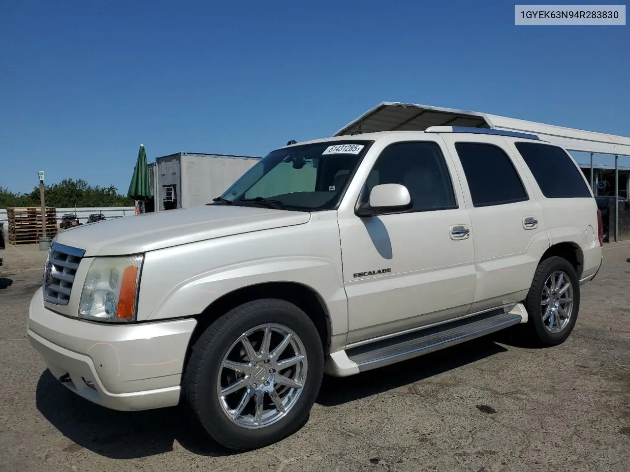 2004 Cadillac Escalade Luxury VIN: 1GYEK63N94R283830 Lot: 61431285