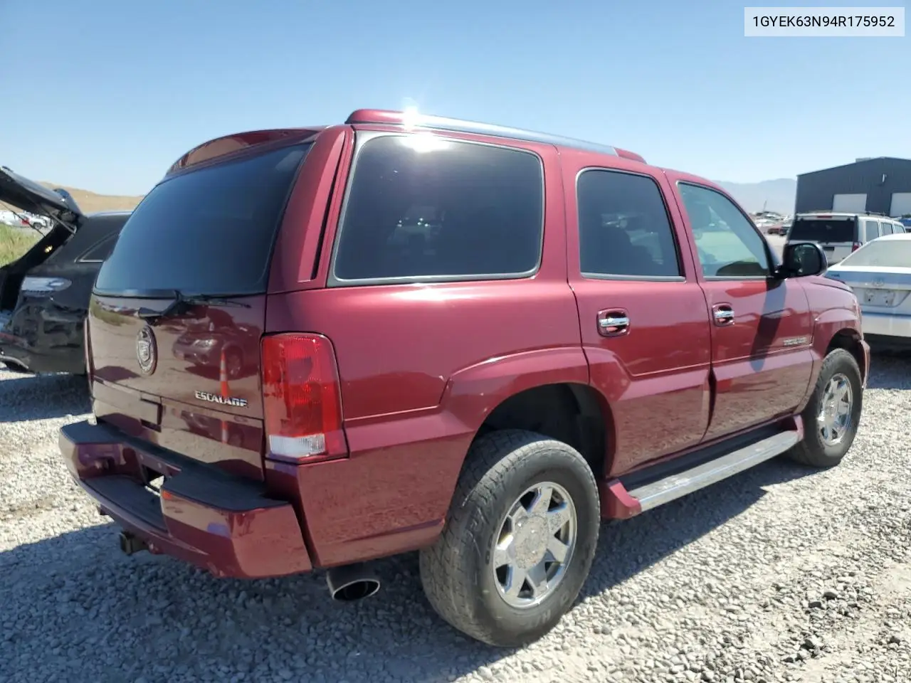 2004 Cadillac Escalade Luxury VIN: 1GYEK63N94R175952 Lot: 61661125