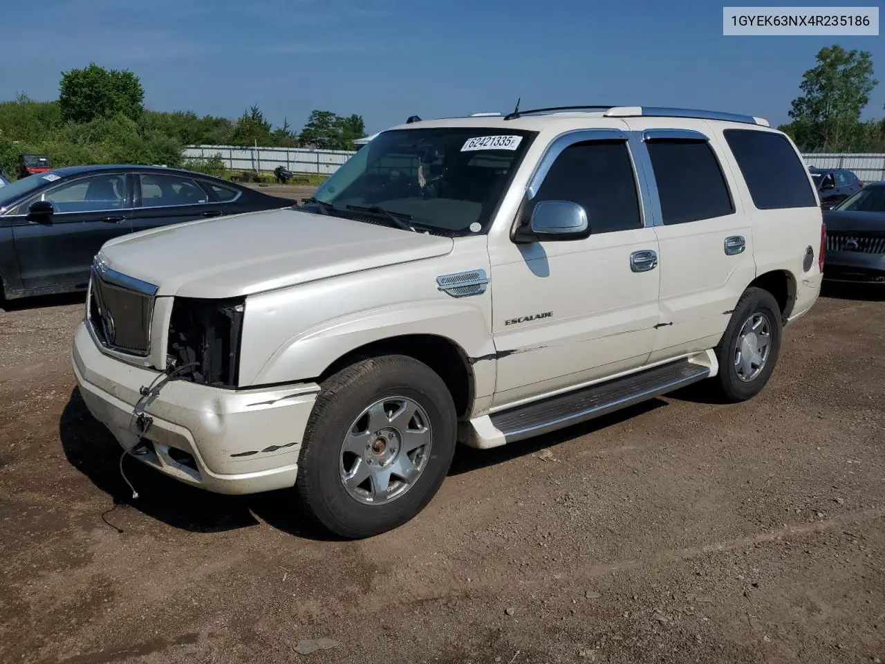 2004 Cadillac Escalade Luxury VIN: 1GYEK63NX4R235186 Lot: 62421335