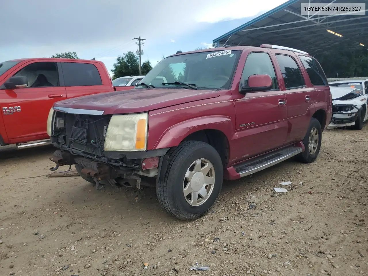 2004 Cadillac Escalade Luxury VIN: 1GYEK63N74R269327 Lot: 63287455