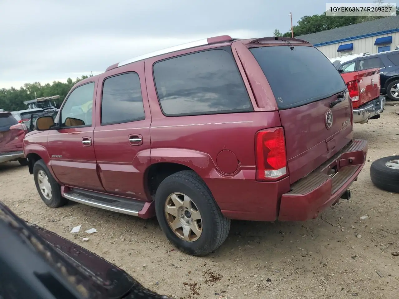 2004 Cadillac Escalade Luxury VIN: 1GYEK63N74R269327 Lot: 63287455