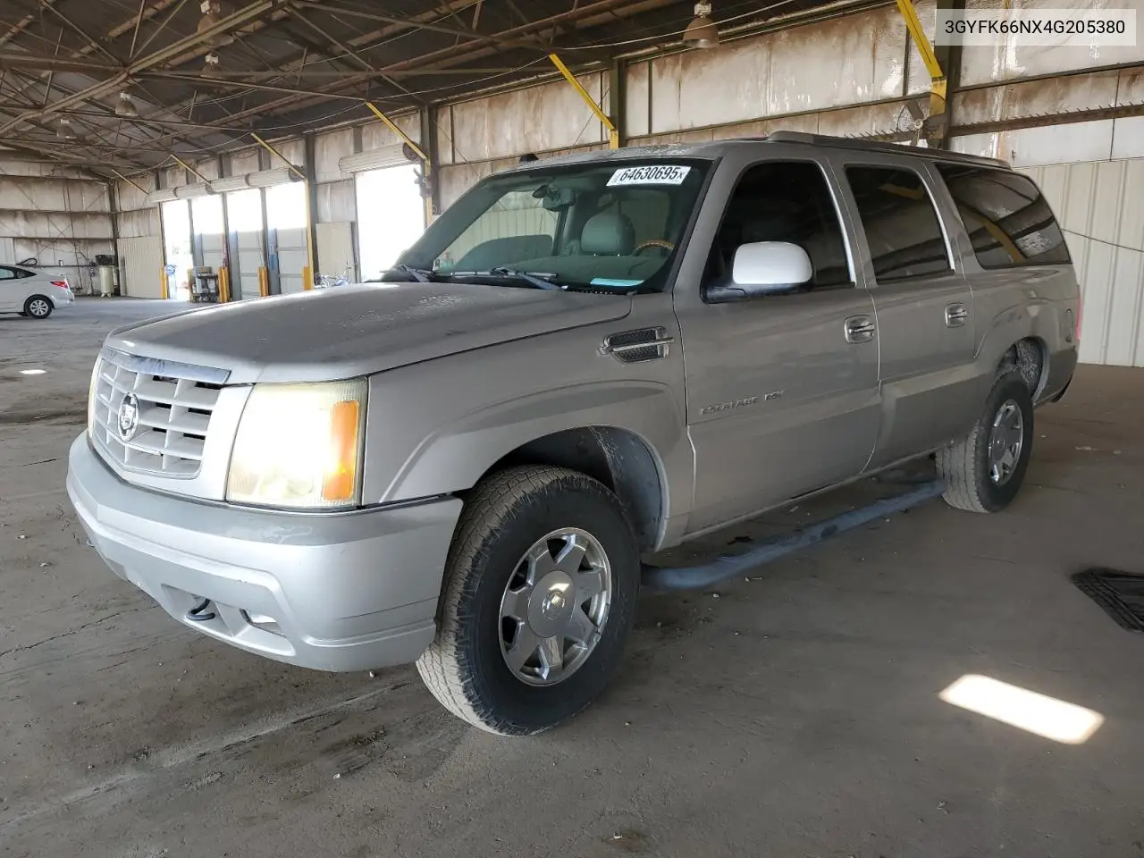 2004 Cadillac Escalade Esv VIN: 3GYFK66NX4G205380 Lot: 64630695