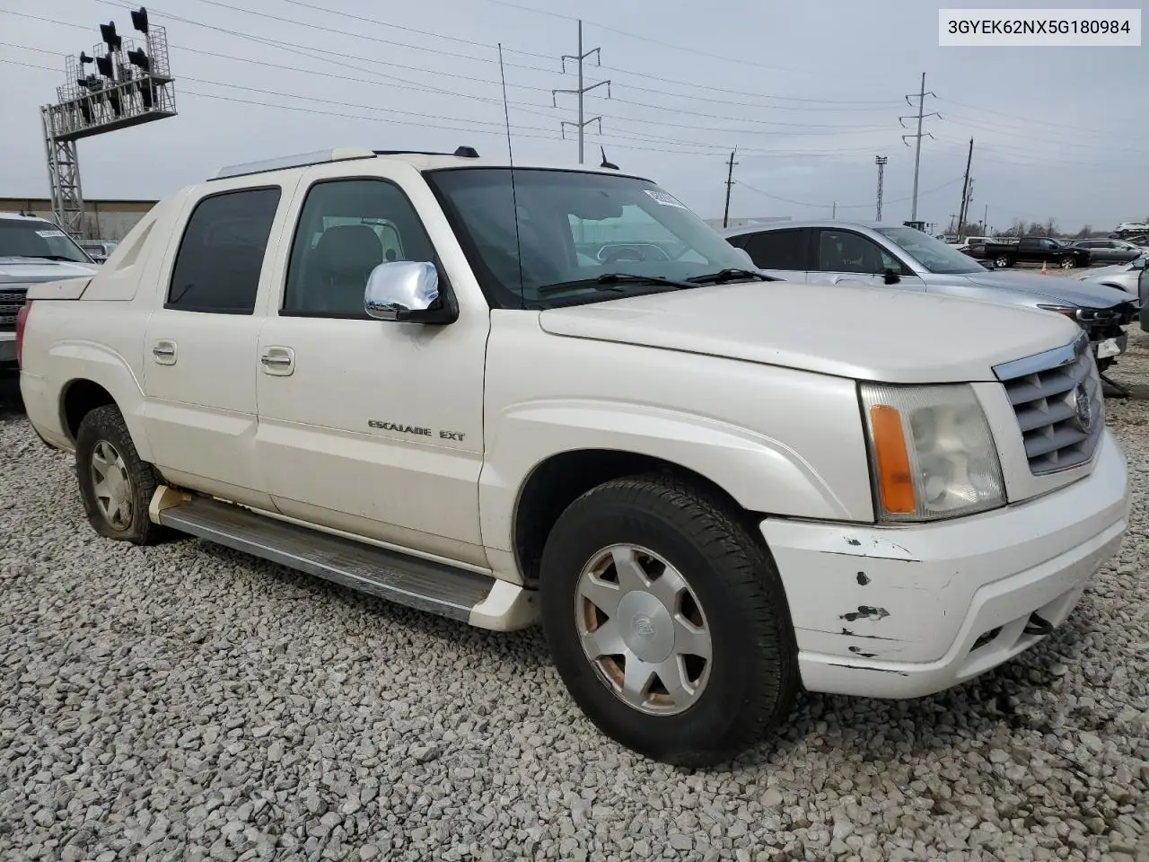 2005 Cadillac Escalade Ext VIN: 3GYEK62NX5G180984 Lot: 46926815
