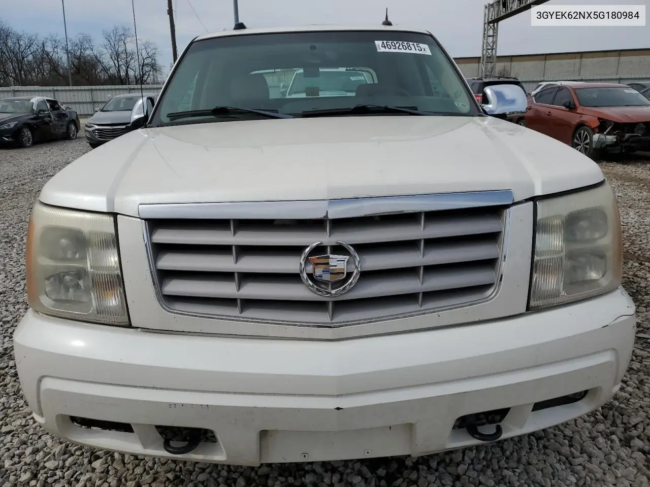 2005 Cadillac Escalade Ext VIN: 3GYEK62NX5G180984 Lot: 46926815